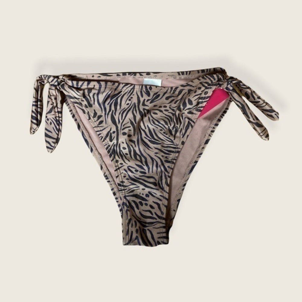 Xhilaration Zebra Pink Bikini Bottoms | XS